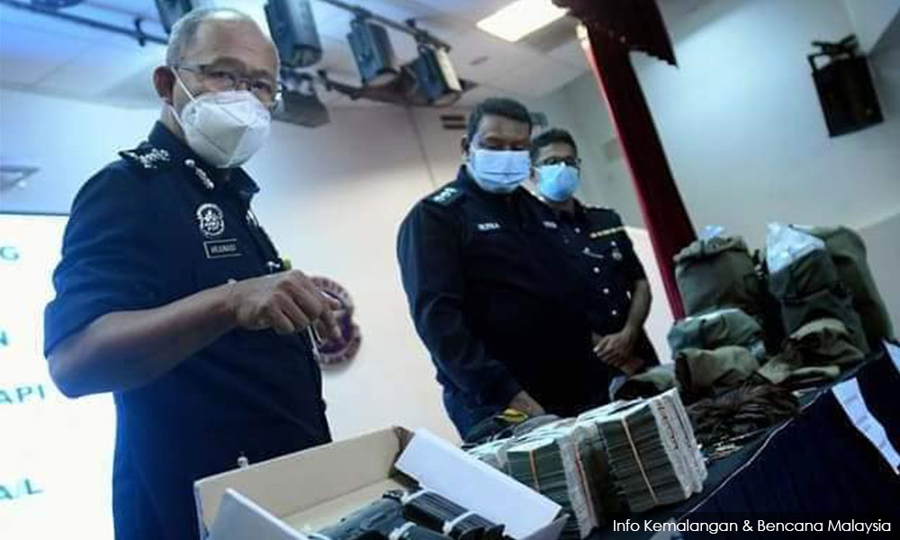Puchong Prima robbery suspect used pistol belonging to cop