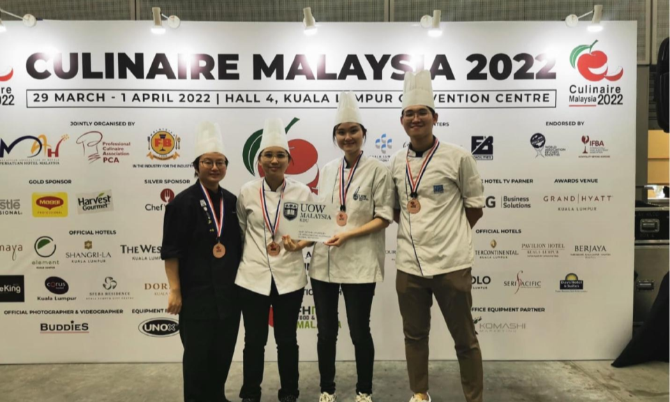 Culinary creativity for gold