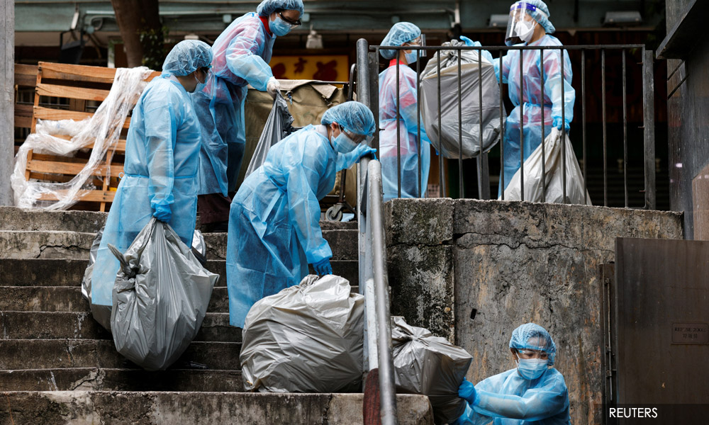 HK's zero-Covid policies create mountains of plastic waste
