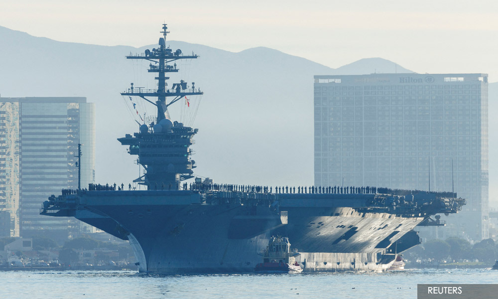 US aircraft carrier deploys off Korean peninsula amid tensions - official