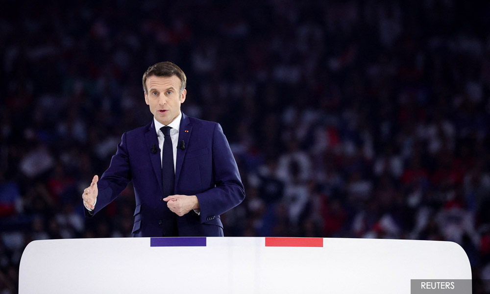 Macron faces a tough fight as France votes on Sunday