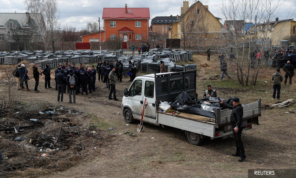 French forensic experts help Ukraine investigate possible war crimes