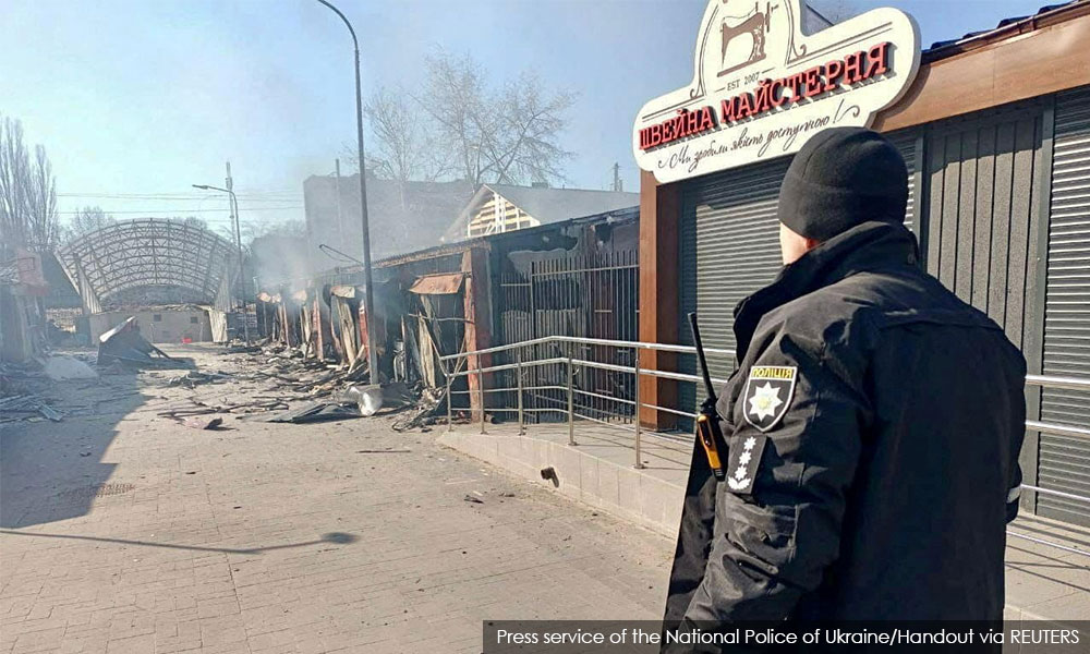 Russian regional governor says Ukraine strikes fuel depot in Russia's Belgorod