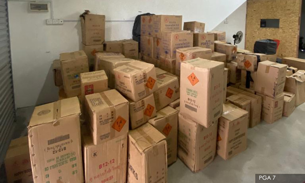 Mercun bernilai RM254,616 tak sempat dihantar ke Johor