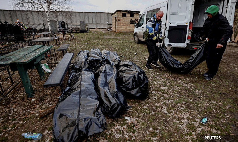 West pledges to punish Russia over civilian killings in Bucha