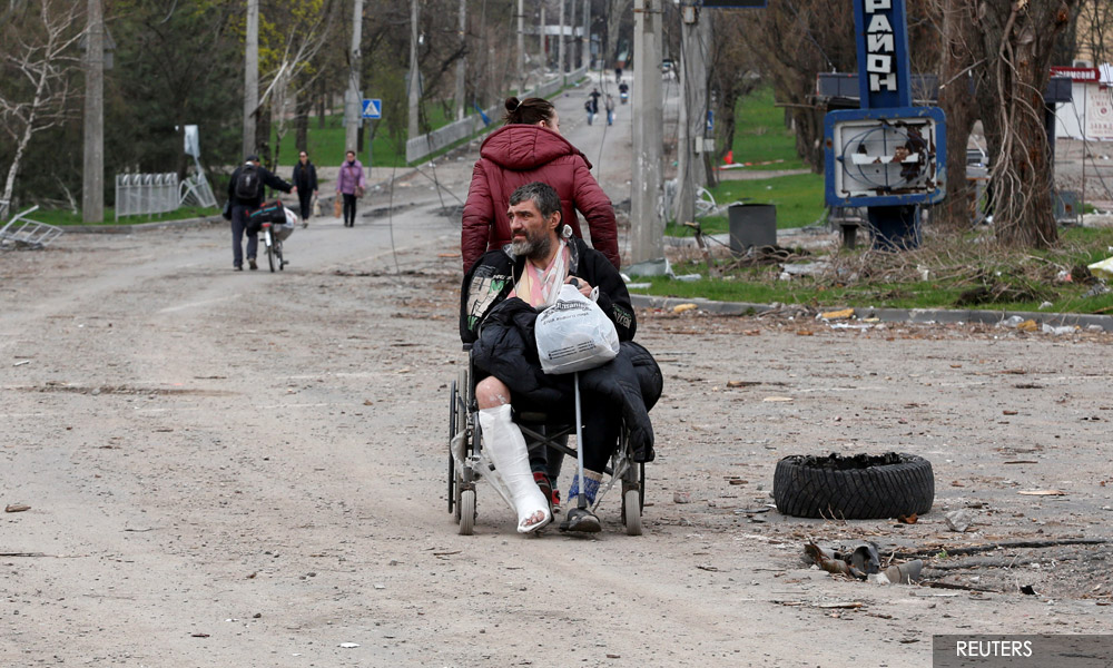 Ukraine says Russia launches new eastern offensive with blasts all along front