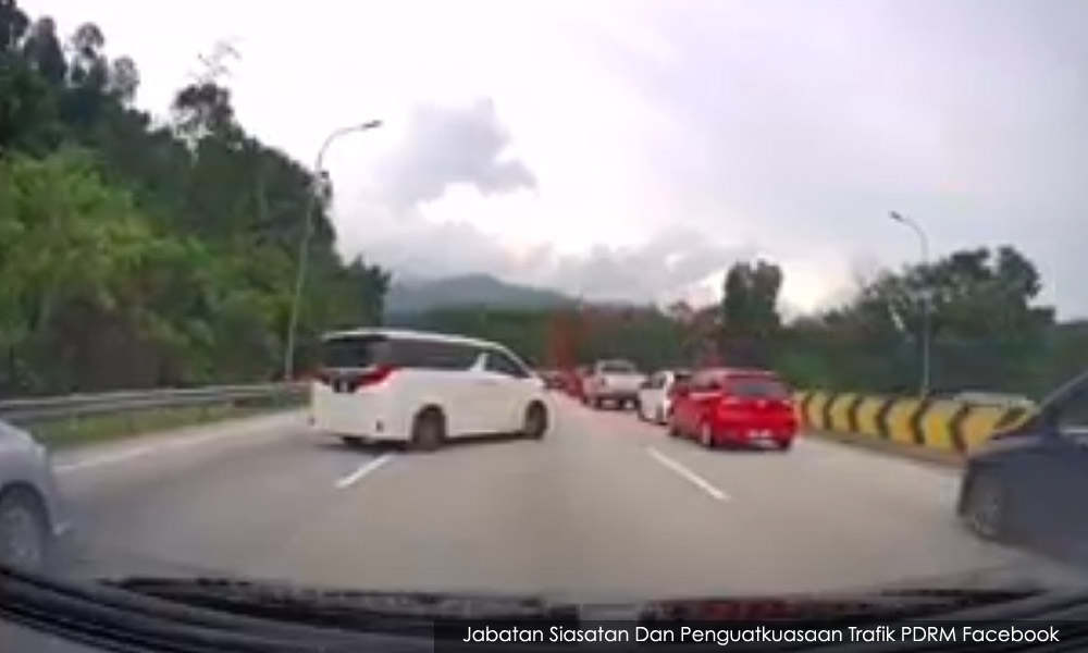 Spitting along Karak Highway, Alphard driver fined RM400