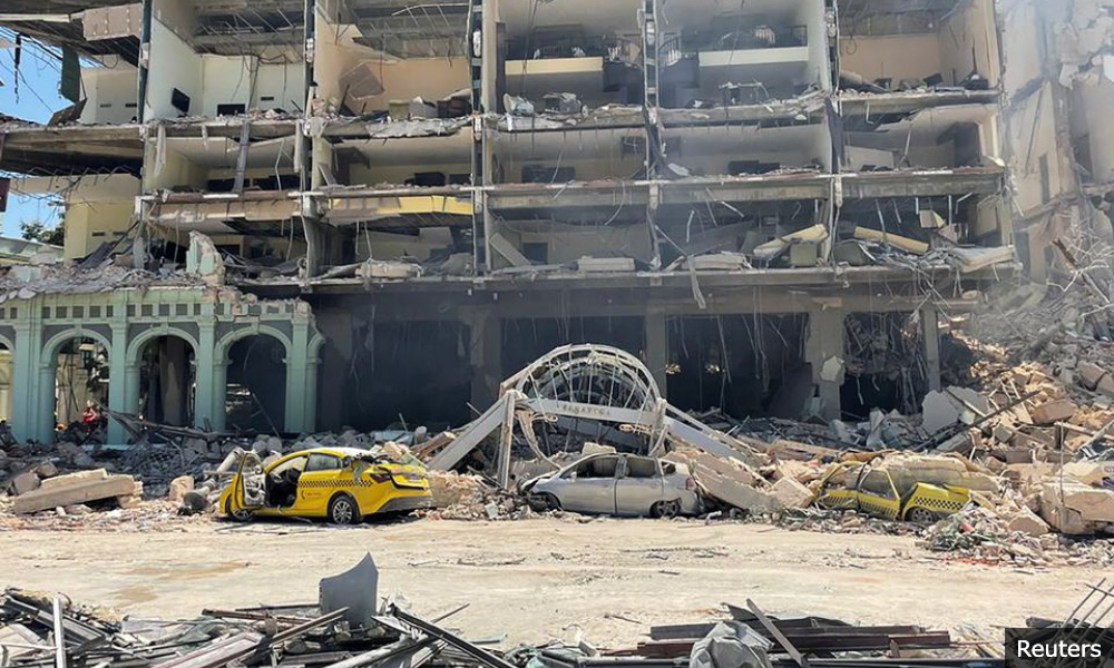 Gas leak blamed for blast at iconic Havana hotel that killed 22