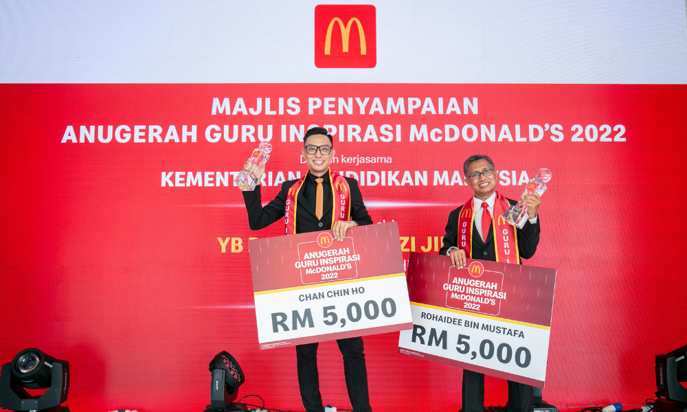 McDonald’s Malaysia iktiraf Guru Luar Biasa melalui Anugerah Guru Inspirasi McDonald’s 2022