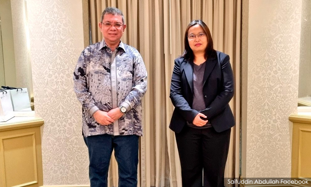 赛夫丁见缅甸流亡政府外长，表达大马支持与声援