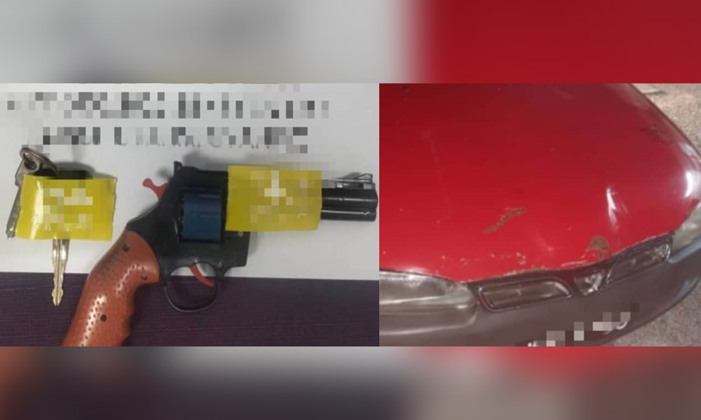 Lelaki ditahan lepas tunjuk pistol mainan sambil memandu