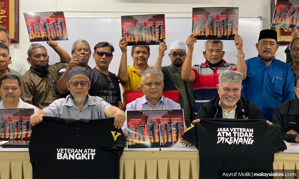 Retired military veterans to hold demo next month – Malaysiakini