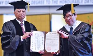 Ismail Sabri receives honorary doctorate in medicine from Nihon University
