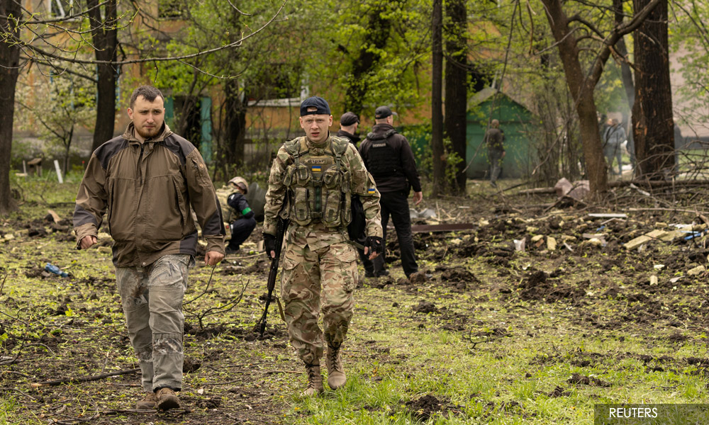 Russian offensive devastates eastern Ukraine towns, EU prepares oil sanctions