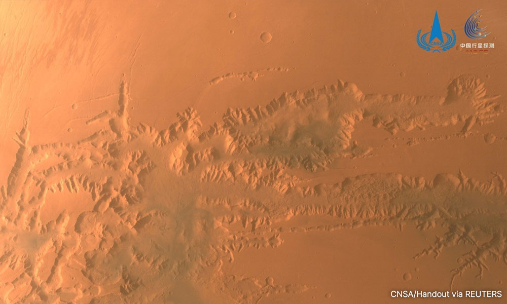 Chinese spacecraft acquires images of entire planet of Mars
