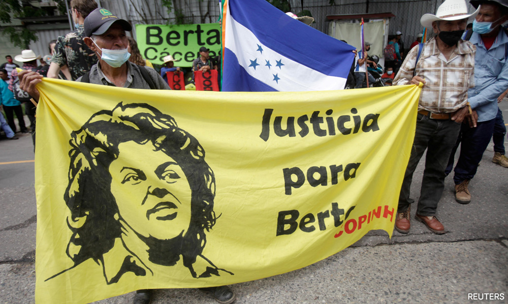 Honduras sentences former executive for the murder of environmental activist