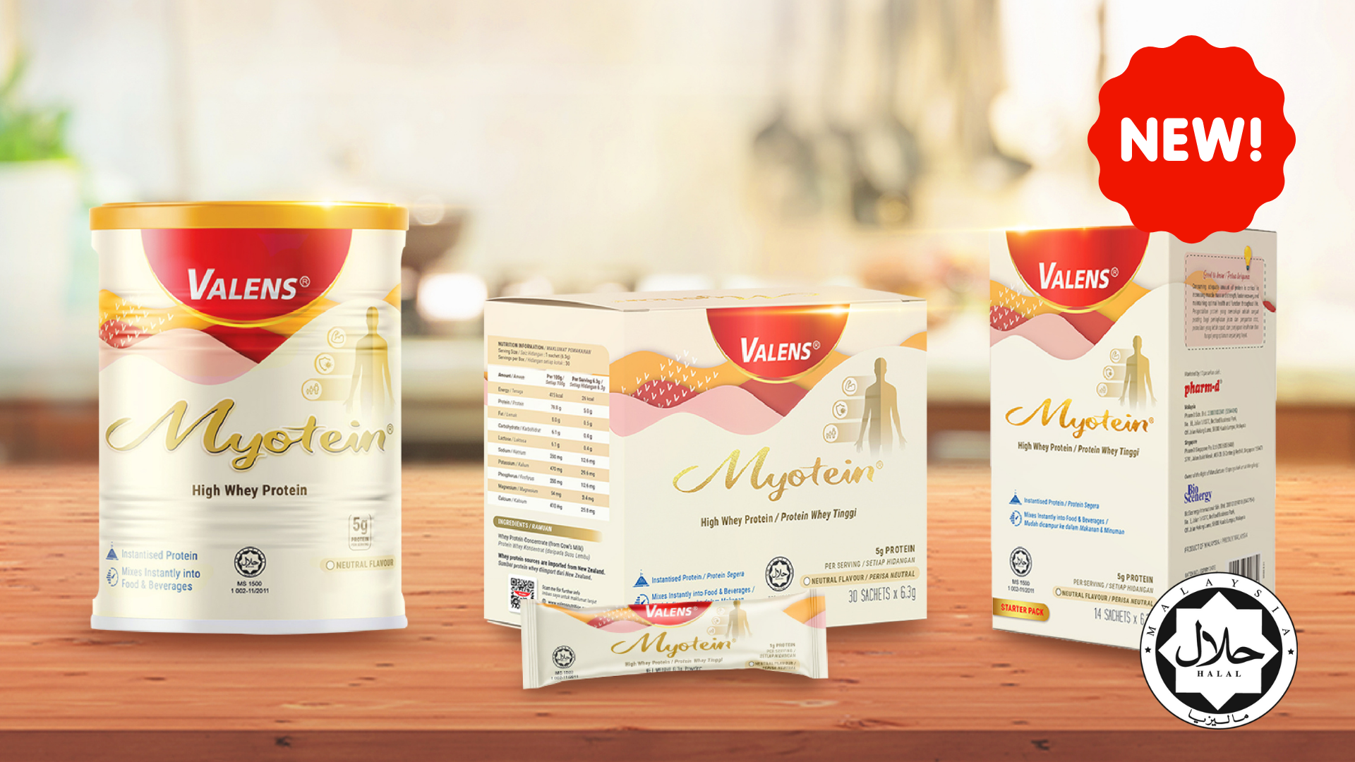 Valens Myotein Bioactive Whey Protein: Now available in Mini Starter Packs