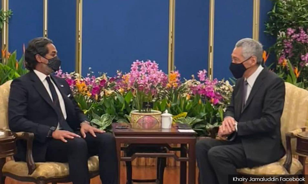 凯里拜会李显龙分享抗疫挑战,冀巩固双边合作