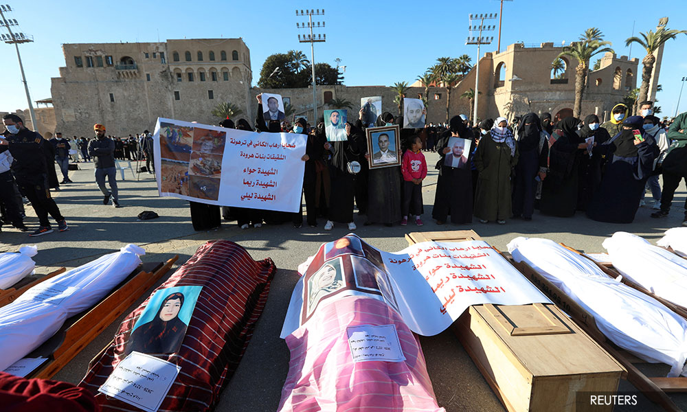 UN rights mission finds 'probable' mass graves in Libya