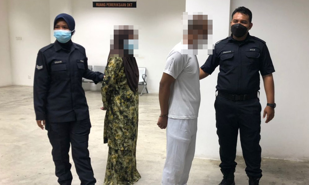 Pasangan kekasih terlepas dari tali gantung sujud dalam mahkamah