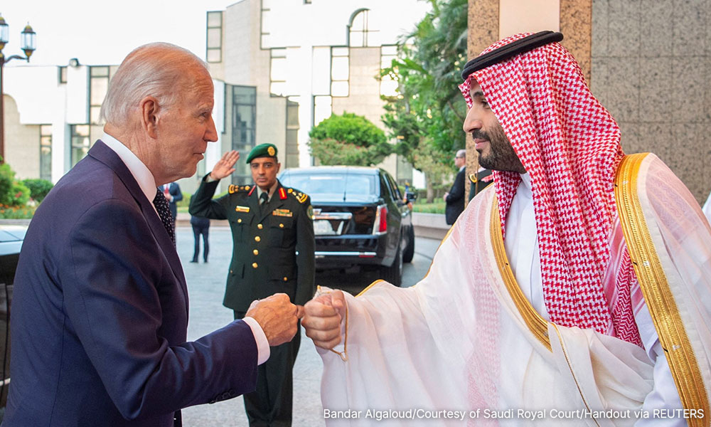 Biden confronts Saudi crown prince over Khashoggi murder
