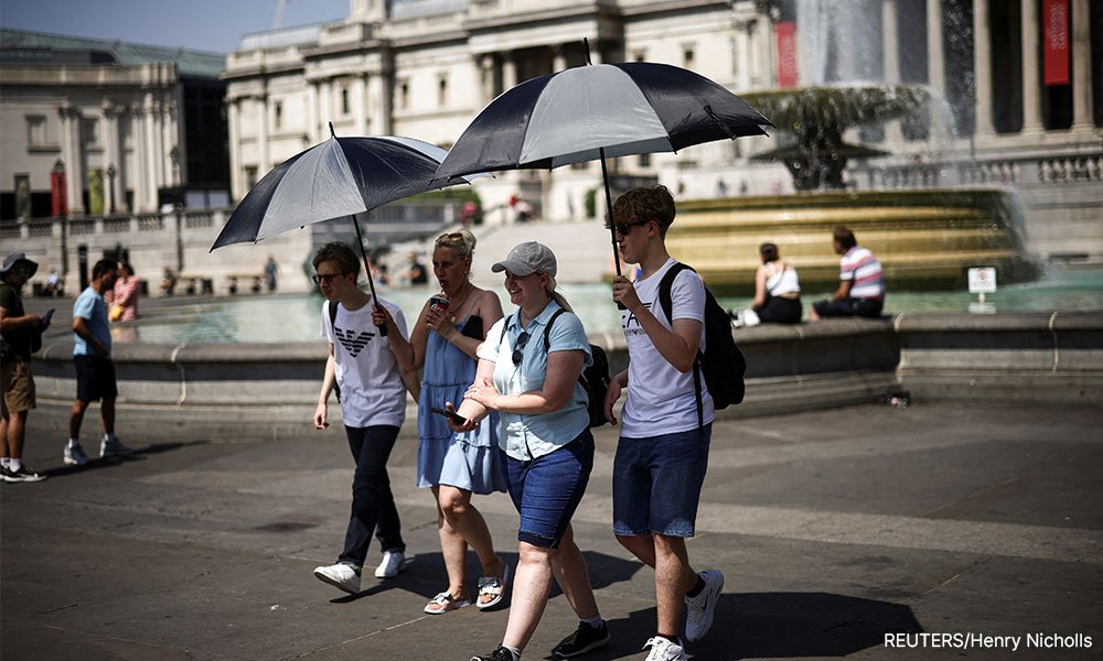 Climate change made Britain’s heatwave at least 10 times more likely