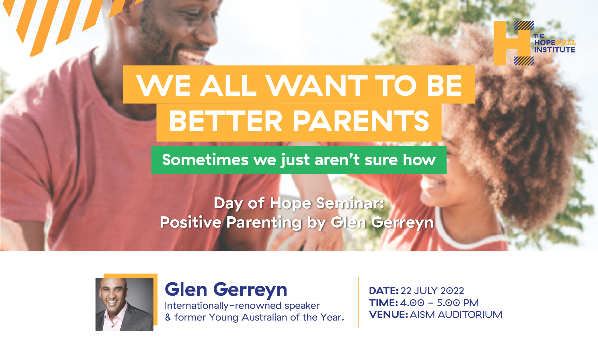 Day of Hope Seminar: Positive Parenting by Glen Gerreyn