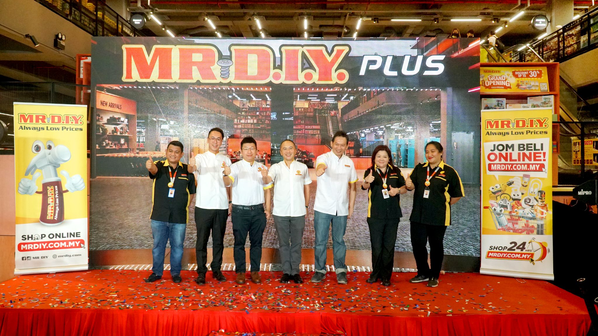 MR D.I.Y. PLUS celebrates grand opening at MidValley Megamall
