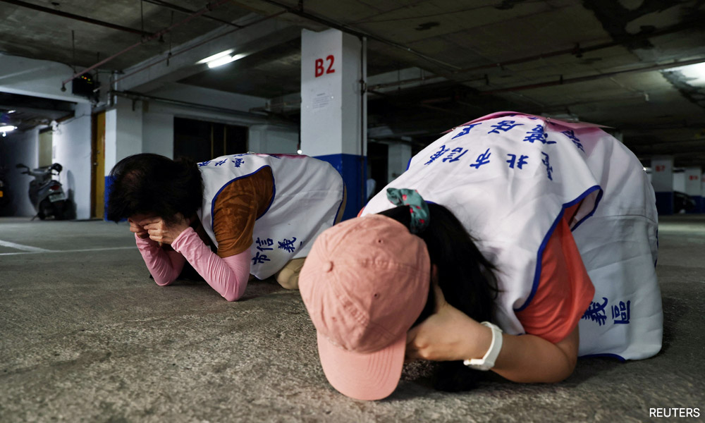 From subway stations to shopping malls, Taiwan prepares its air-raid shelters