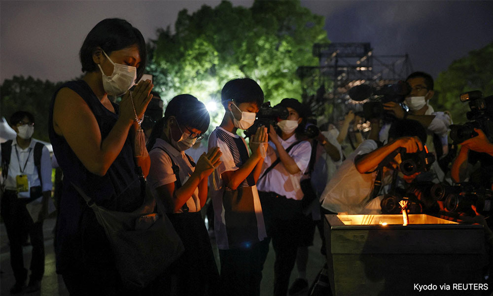 Hiroshima prays for peace, fears new arms race on atomic bombing anniversary