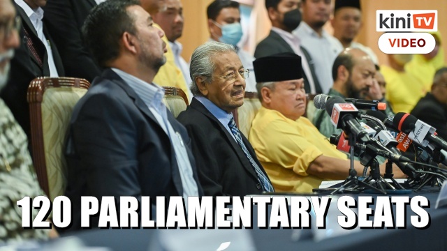 Gerakan Tanah Air will contest in 120 parliamentary seats, says Dr M