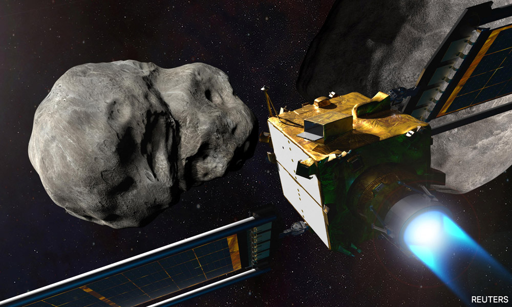 ​​Nasa's spacecraft hits target asteroid in first planetary defence test