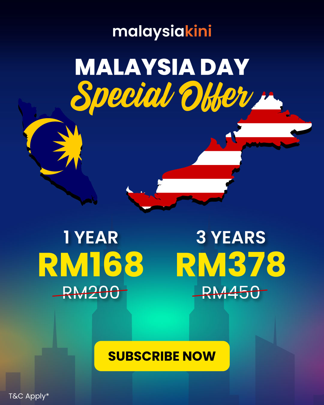 Malaysia Day offer