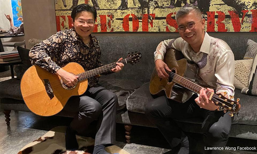 Teh tarik and guitars for S'pore DPM in visit to M'sia