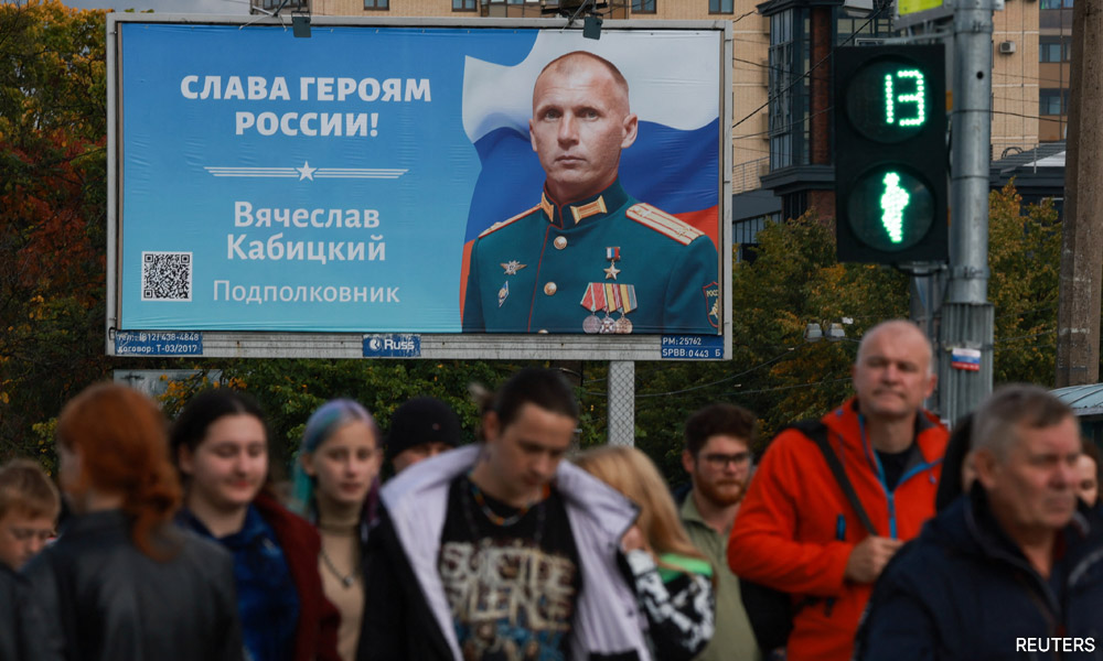 Russians seek ways out as mobilisation orders arrive