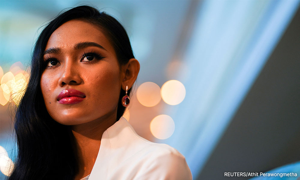 Myanmar beauty queen in Thai airport limbo, fears arrest at home