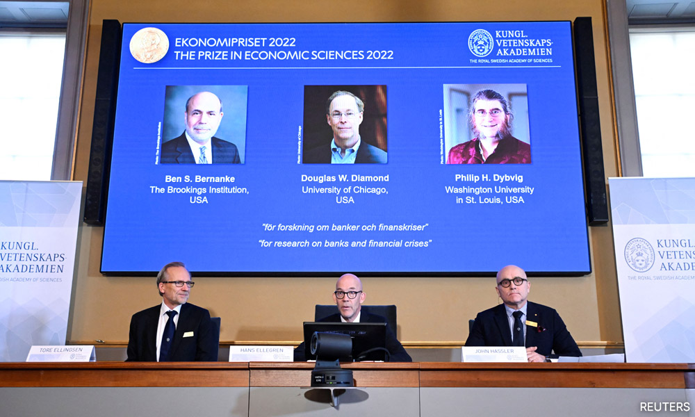 Banking crisis breakthroughs win Nobel economics prize for US trio