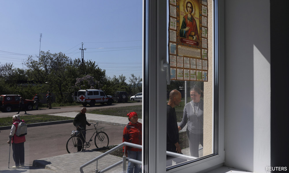 Red Cross pauses Ukraine field work for security reasons