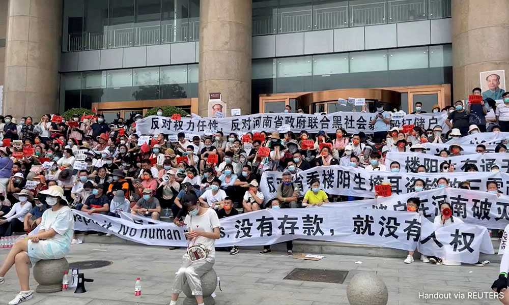 When Chinese protesters came up against Xi's security machine