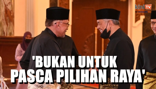 'No Anwar, No DAP, No Bersatu' hanya untuk hadapi PRU15 - Zahid