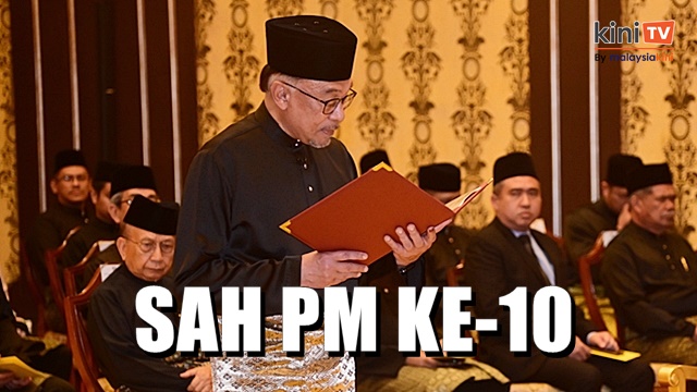[Video Penuh] Anwar Ibrahim sah Perdana Menteri Malaysia ke-10