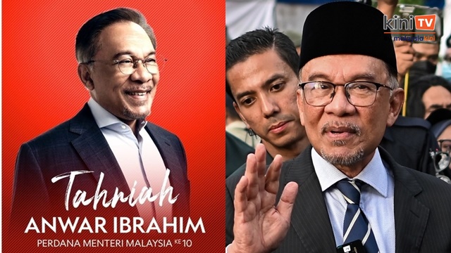 Ucapan tahniah banjiri media sosial selepas Anwar diisytihar PM