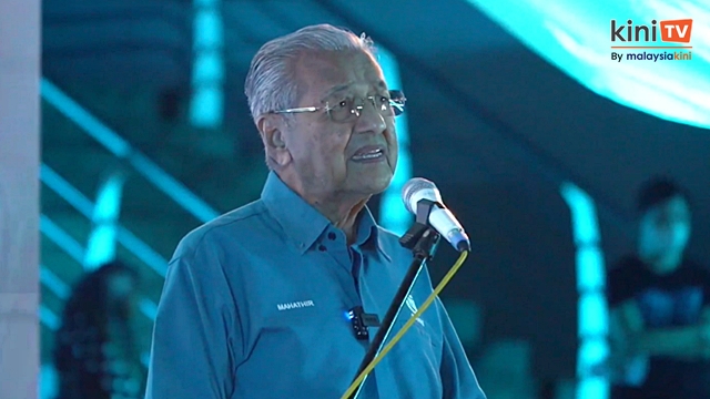 Live: Special address by Pejuang chairperson Dr Mahathir Mohamad