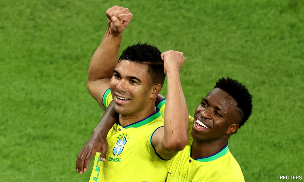 Fire-fighter Casemiro provides spark to put Brazil through to last 16