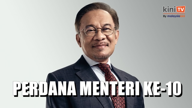 Anwar Ibrahim dilantik Perdana Menteri ke-10