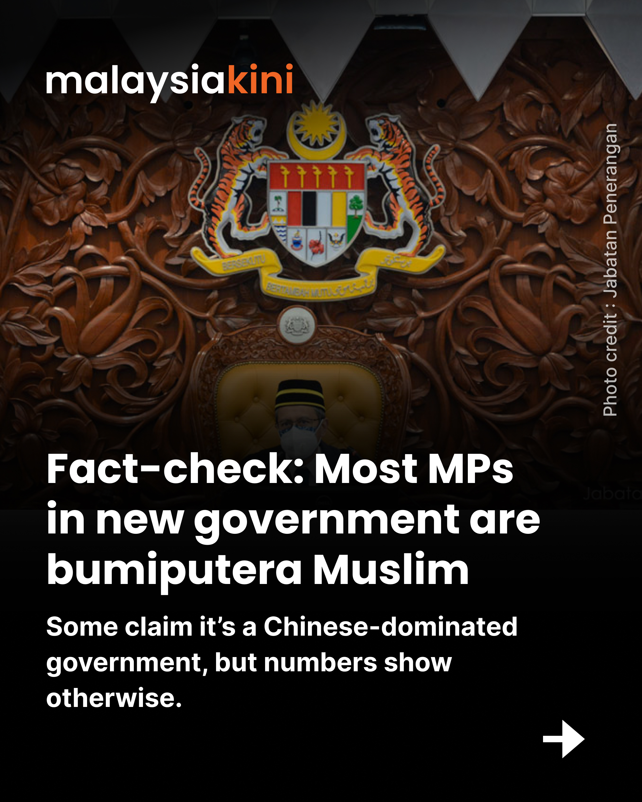 Fact-check: Most MPs in new government are bumiputera Muslim