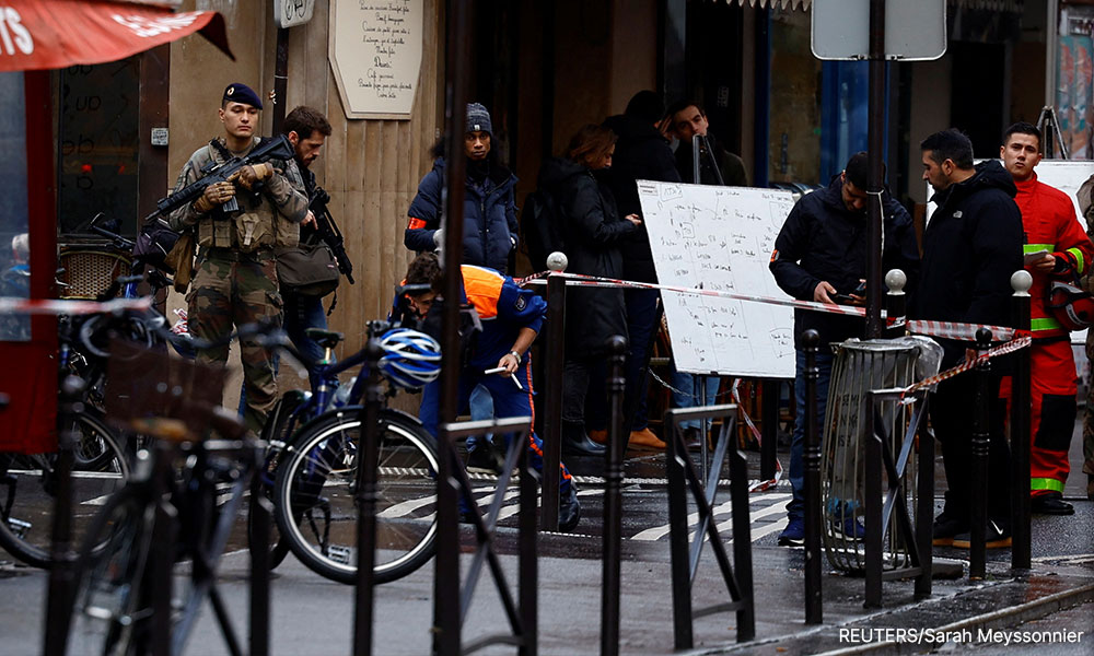 Gunman in Paris kills three in attack on Kurdish community
