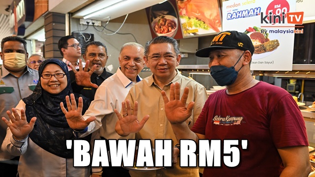 Menteri terkejut Menu Rahmah tawar pelbagai makanan bawah RM5