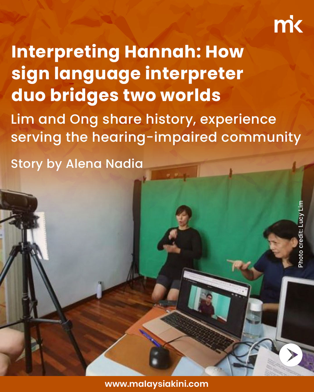 Interpreting Hannah: How sign language interpreter duo bridges two worlds