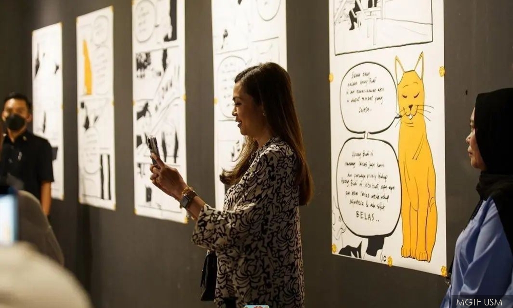 Tengku Permaisuri Norashikin rasmi pameran kucing jalanan di USM